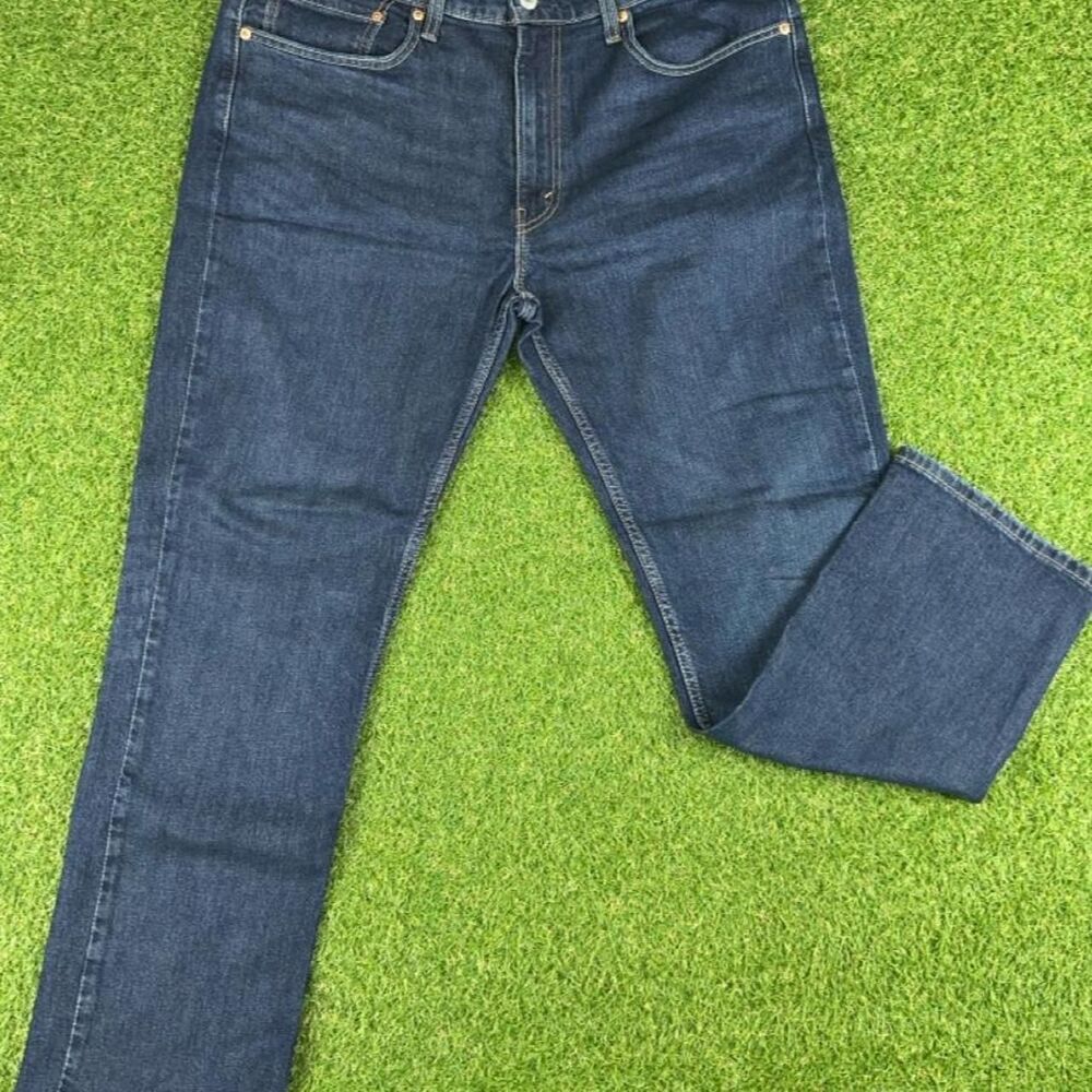 Levi-s Men's Blue and Navy Jeans